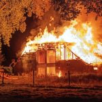 Rit voor brand Zorgboerderij Peest.