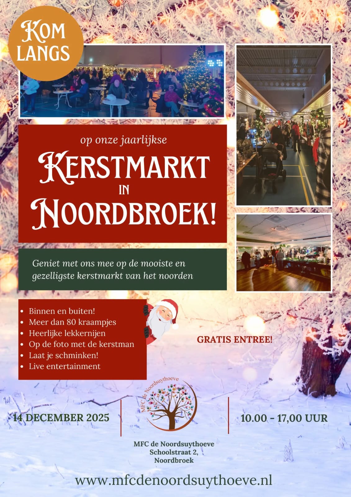 Kerstmarkt 2025 in Noordbroek.